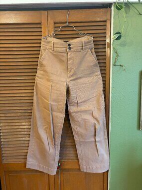 Everlane Tan Straightleg Highwaisted Pant Size 8